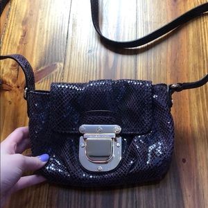 Purple Michael Kors Cross Body purse